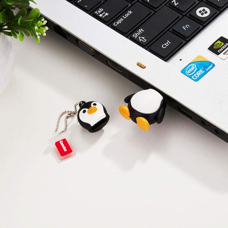 GARRULAX USB Flash Drive, 8GB / 16GB / 32GB USB 2.0 Updated Waterproof USB Memory Stick Date Storage Pendrive Thumb Drives (32GB, Cute Penguin) - Image 5